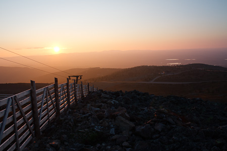 Levin auringonlasku